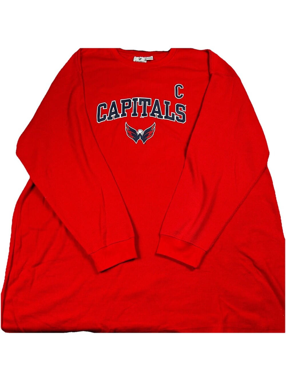 Washington Capitals NHL Fanatics Big & Tall Long-Sleeve T-Shirt Mens 5XLT Warm